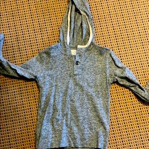 Crew cuts hooded grey sweatshirt size 8